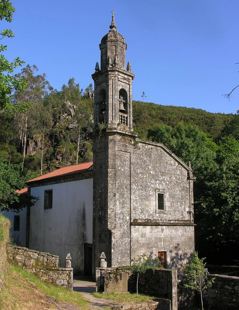 Igrexa da parroquia de San Xusto. Concello de Lousame. Galicia