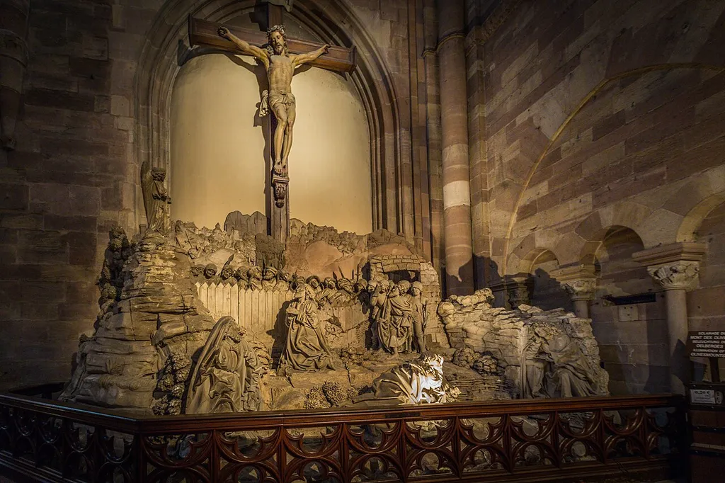 Sculpture of Jesus Christ on the Mount of Olives, Strasbourg Cathedral