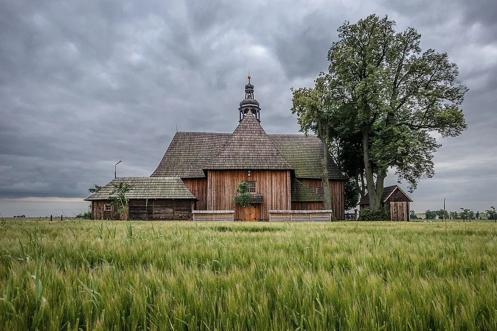 Bralin, kościół odpustowy p.w. Narodzenia NMP, tzw. Na Pólku, 1711