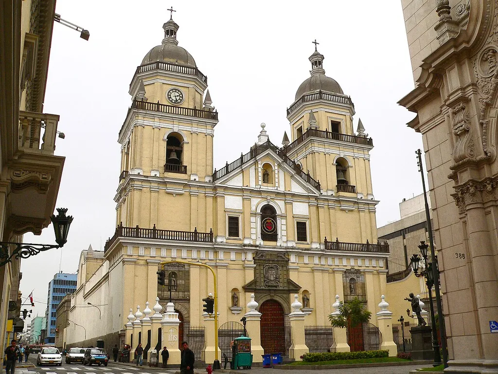 Descripción: Basílica de San Pedro Lugar: Centro Histórico de Lima Distrito : Cercado de Lima Ciudad : Lima País : Perú Fotógrafo: © Manuel González Olaechea y Franco Fecha de la foto : 8 de julio de 2007
