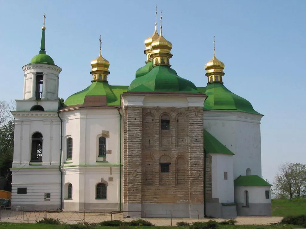 Church of the Saviour at Berestove in Kiev, Ukraine.