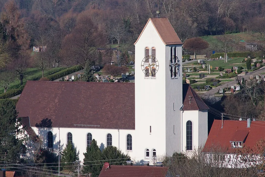 Offenburg 2013. Die Herz-Jesu-Kirche im Ortsteil Rammersweier.