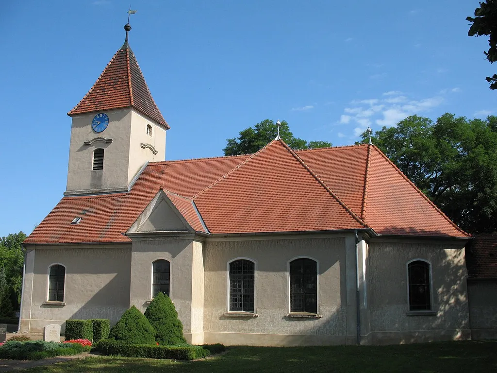 Church in Krahne (municipality Kloster Lehnin) in Brandenburg, Germany