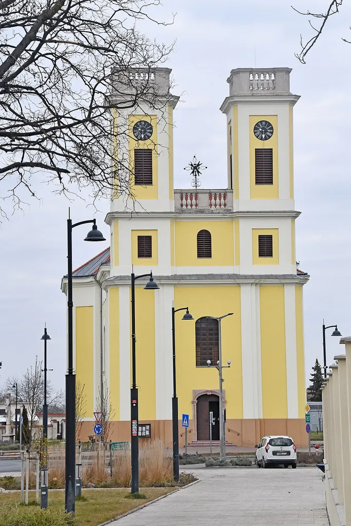 Roman Catholic church in Kisbér, Komárom-Esztergom, Hungary