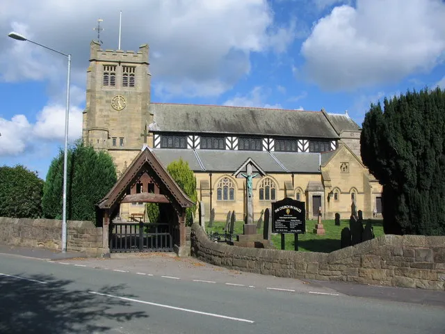 The Parish Church of St Matthew, Buckley, Flintshire, Wales.