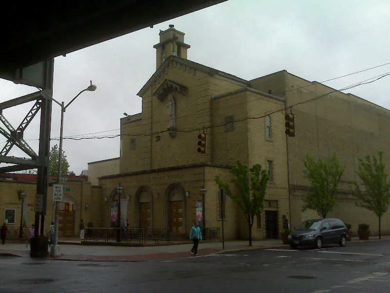 St. Sebastian Roman Catholic Church of St. Sebastian Parish, Woodside, Queens, New York, USA.