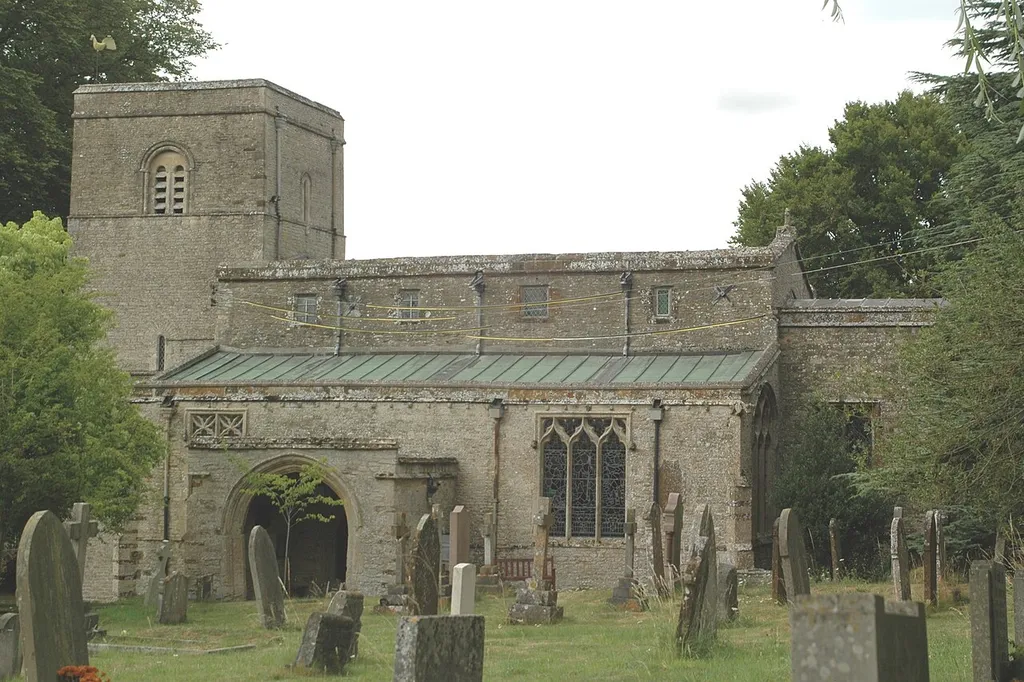 South side of the Church of England parish church of St Mary the Virgin, Souldern, Oxfordshire