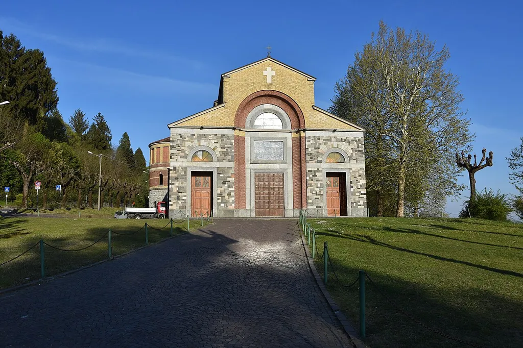 La chiesa dei santi Agostino e Monica a Casciago, in provincia di Varese.