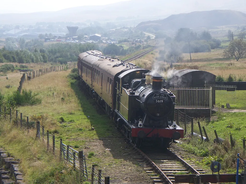 GWR 5619 from the Telford Steam Railway at Whistle Inn