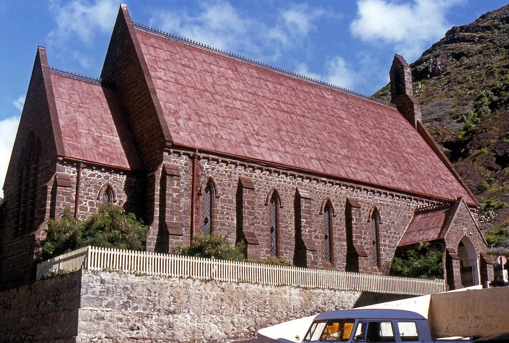 The Anglican Church of St John's, St Helena Island, Jamestown.