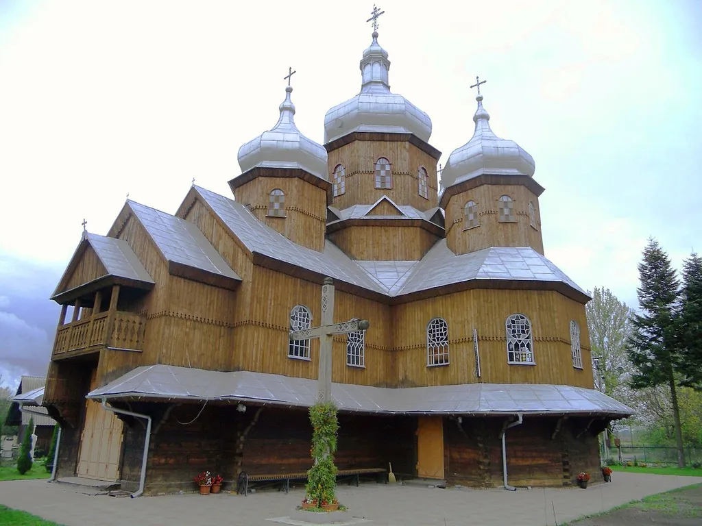 UGCC St.George church (1923, wooden). Duliby.
