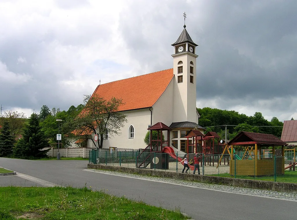 Church in Valašská Polanka, Czech Republic