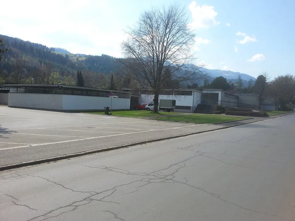 Freibad in Bruck an der Mur/Österreich.