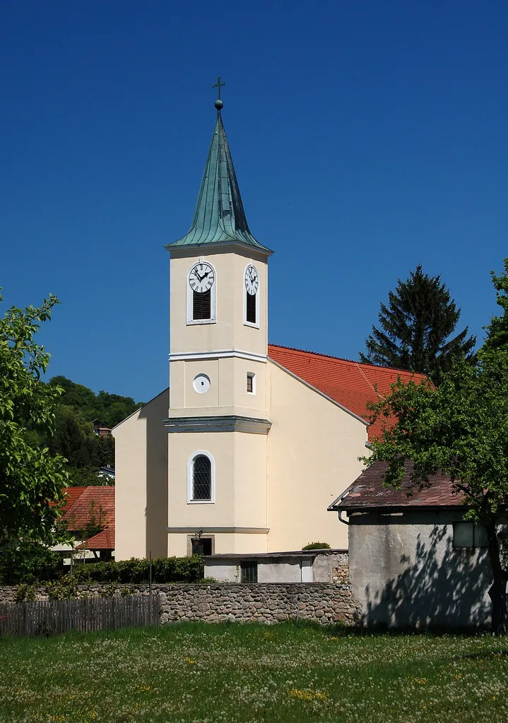 The catholic parish church Saint Laurenz in Hernstein, Lower Austria, is protected as a cultural heritage monument.
