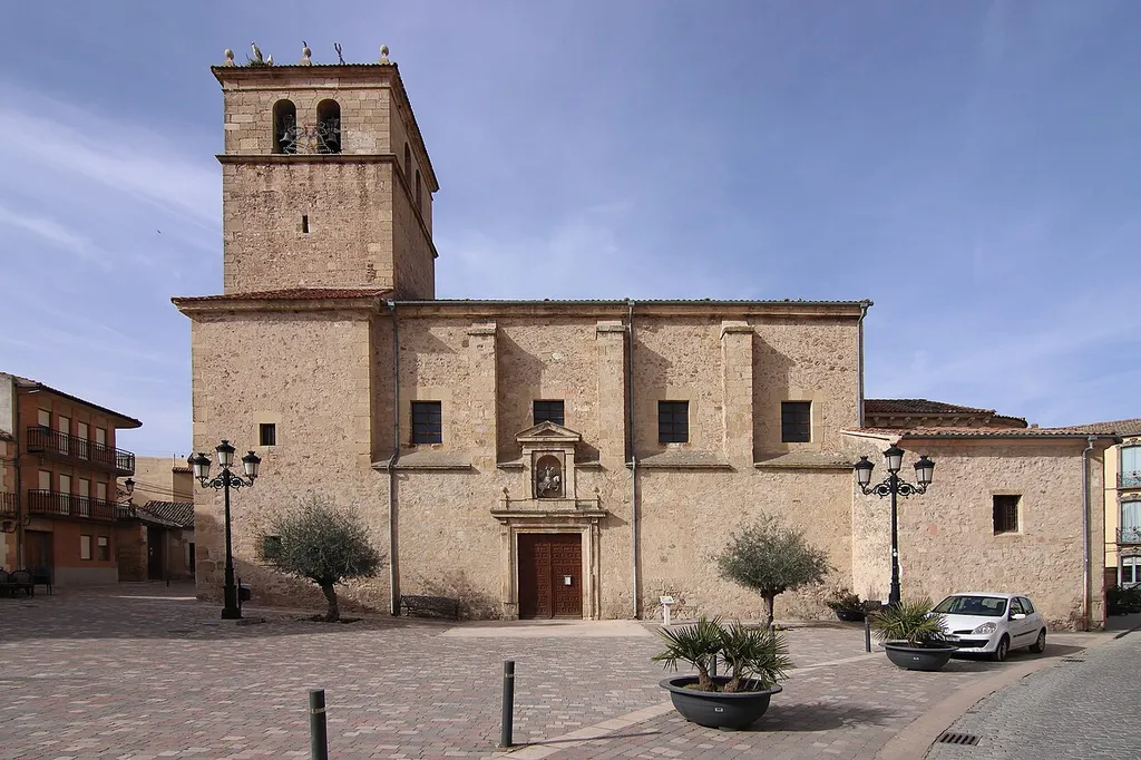 Iglesia de Santiago, Turégano, fachada principal, sureste