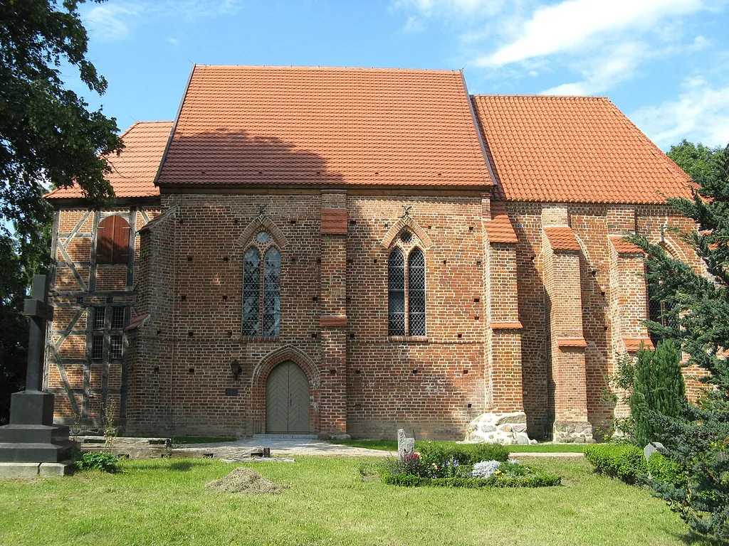 Church in Bibow, Mecklenburg-Vorpommern, Germany