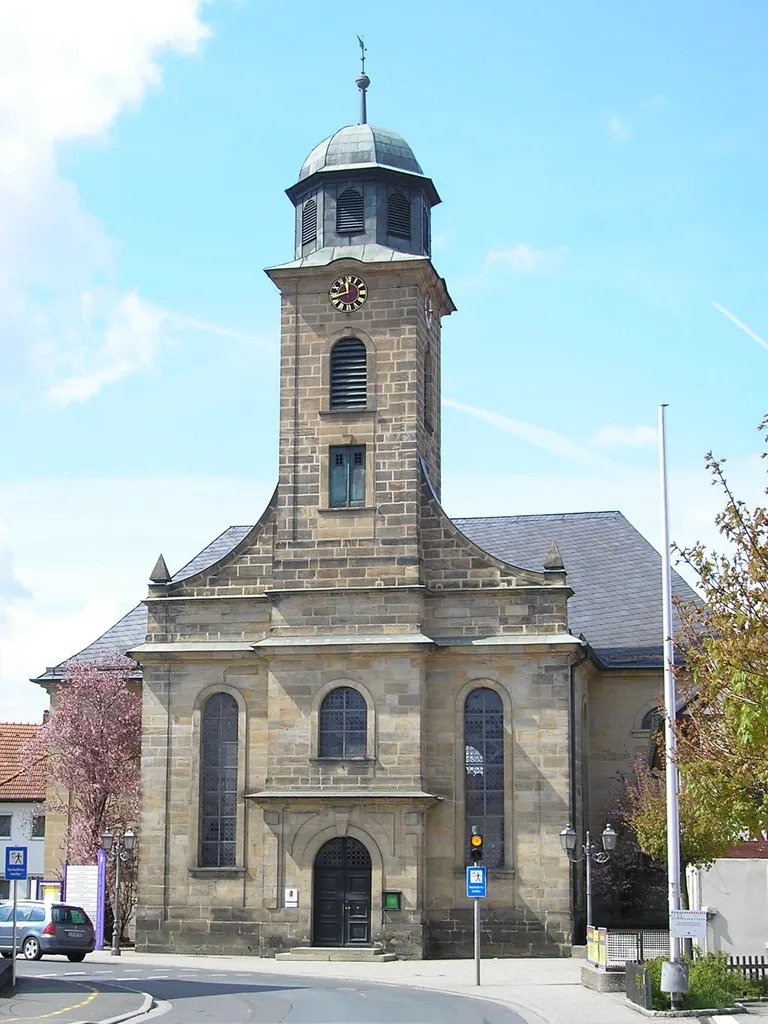 Dorfkirche von Michelau in Oberfranken (Bayern, Deutschland).