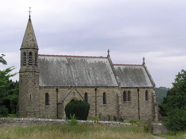 St.Michael and All Angels, Hudswell. At the west end of the village.