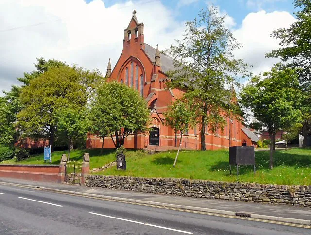 St Luke's, Dukinfield Parish church on Kings Road.