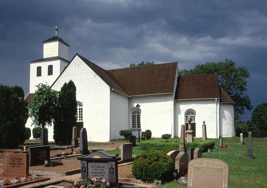Tönnersjö kyrka i södra Halland. Foto: ÅkeJohansson