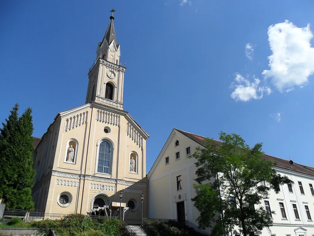 Redemptoristenkirche und -kloster/Haus St. Alfons Gösser Straße 13, 15 in Leoben