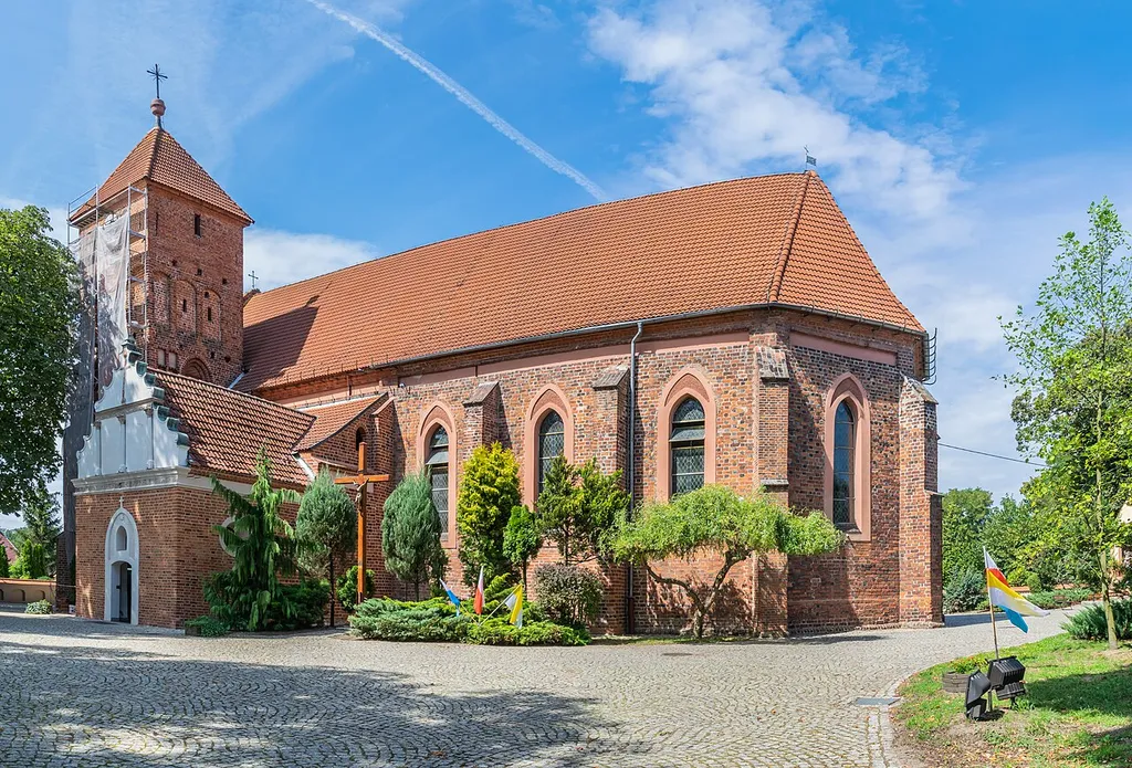 Saint Lawrence church in Pniewy, Greater Poland Voivodeship, Poland