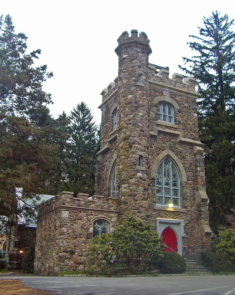 Tower and main entrance at Church of St. Mary the Virgin