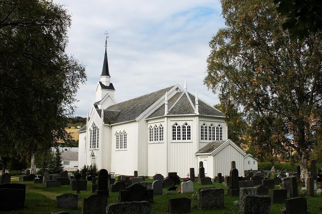 Børsa church, Sør-Trøndelag, Norway. Erected 1857. Architect: C.H. Grosch