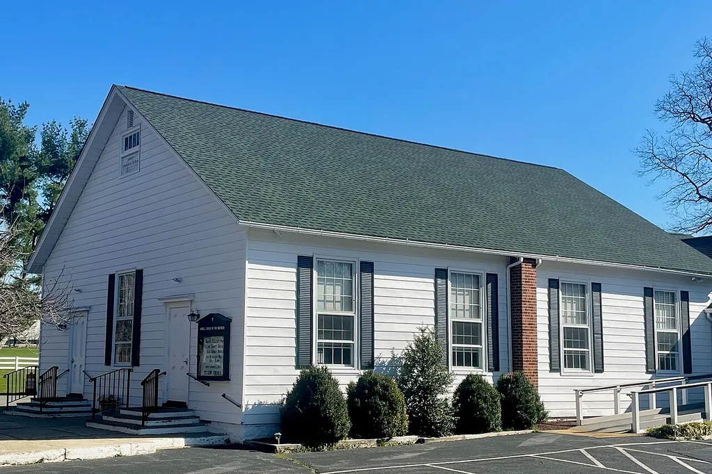 The Amwell Church of the Brethren in Delaware Township, Hunterdon County, New Jersey.