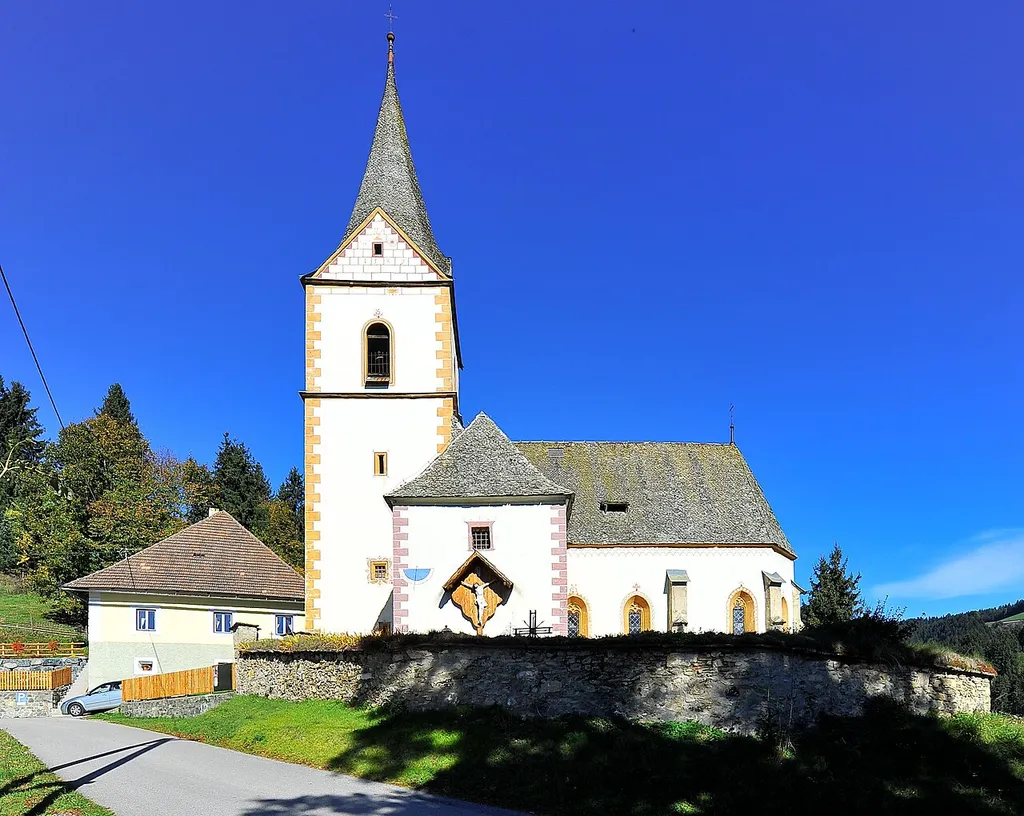 Parish church Saint Ulrich in Sankt Ulrich am Johannserberg, market town Brückl, district Sankt Veit, Carinthia, Austria, EU