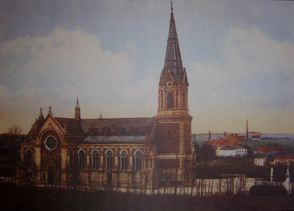 St. Henry's church in Karvinná in 1921