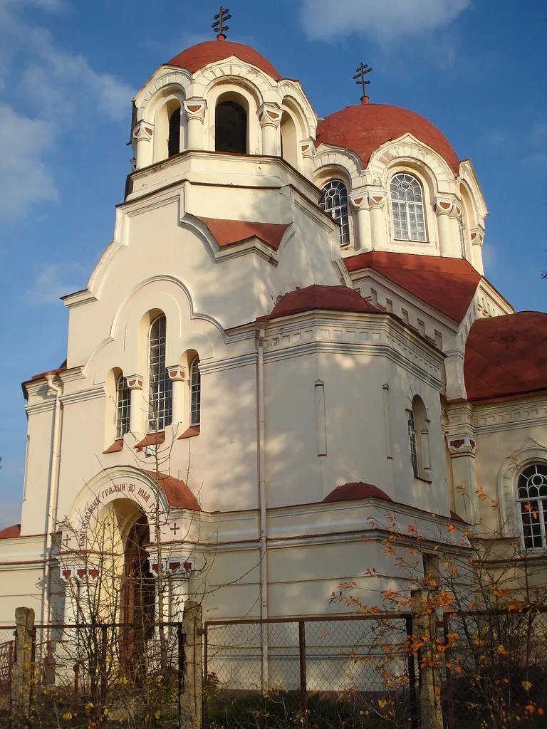 Russian Orthodox Church of St. Michael the Archangel in Vilnius (Kalvarijų g. 65). Built 1895