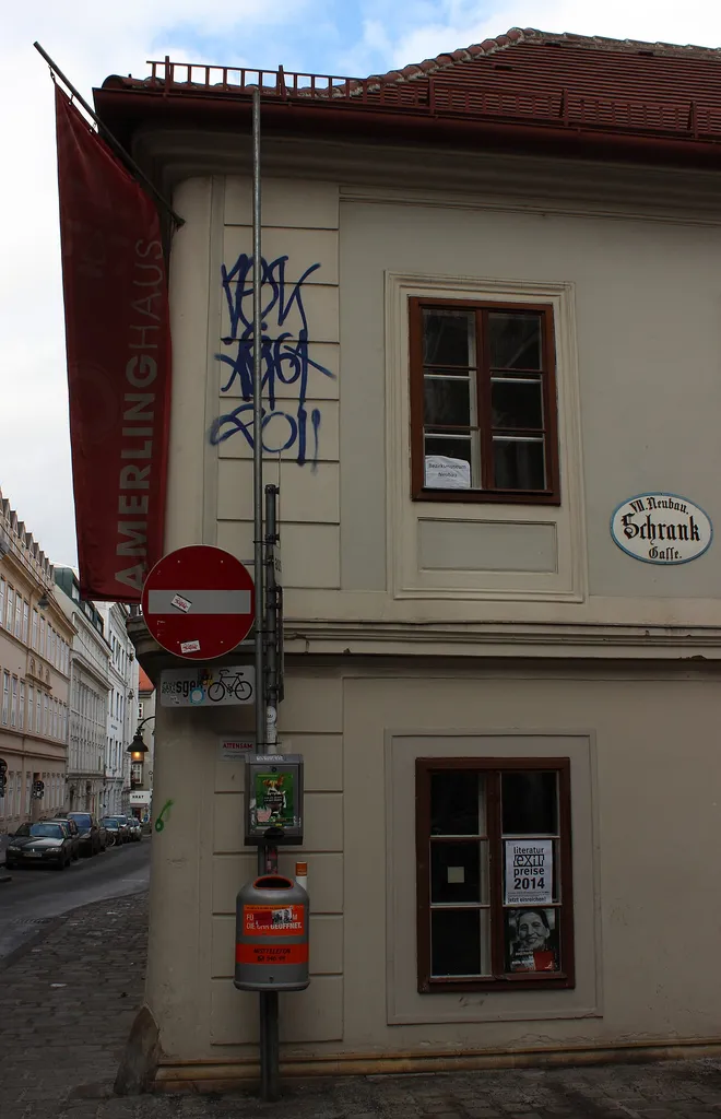 The Bezirksmuseum Neubau (Museum of the district Neubau) in the Amerlinghaus, Stiftgasse 8, in Vienna