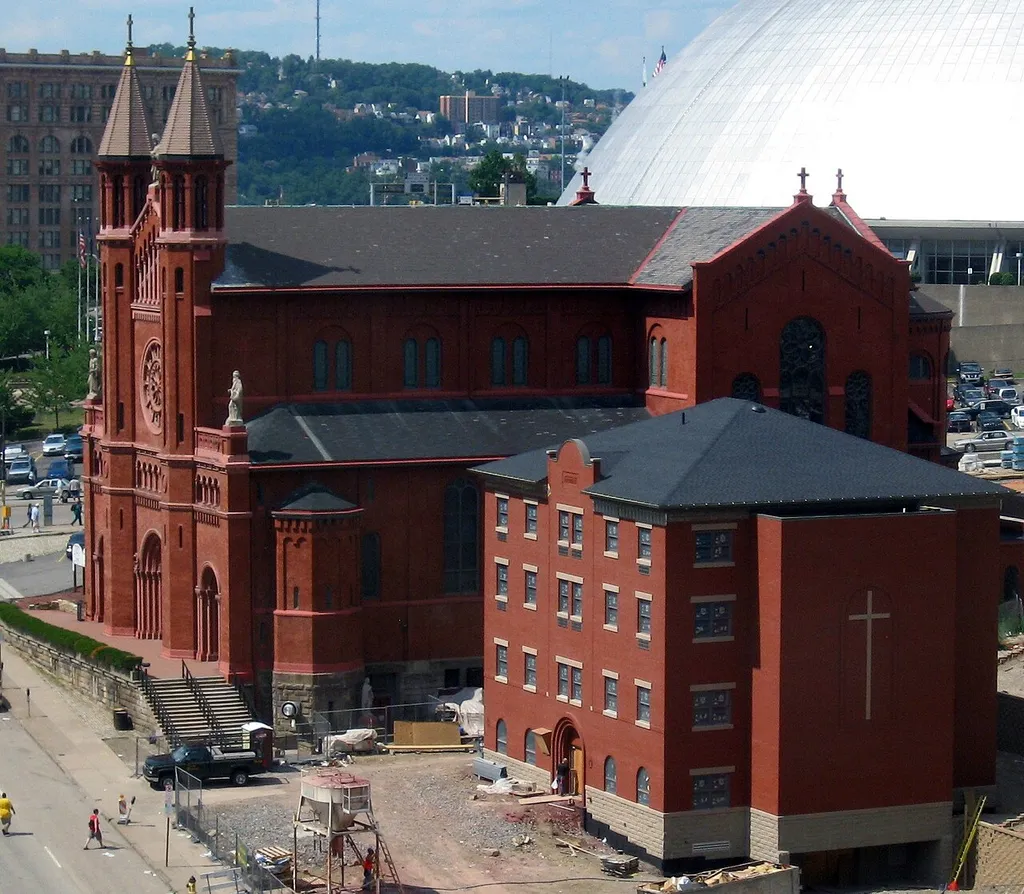 Epiphany Catholic Church in Pittsburgh. Near the Mellon Arena
