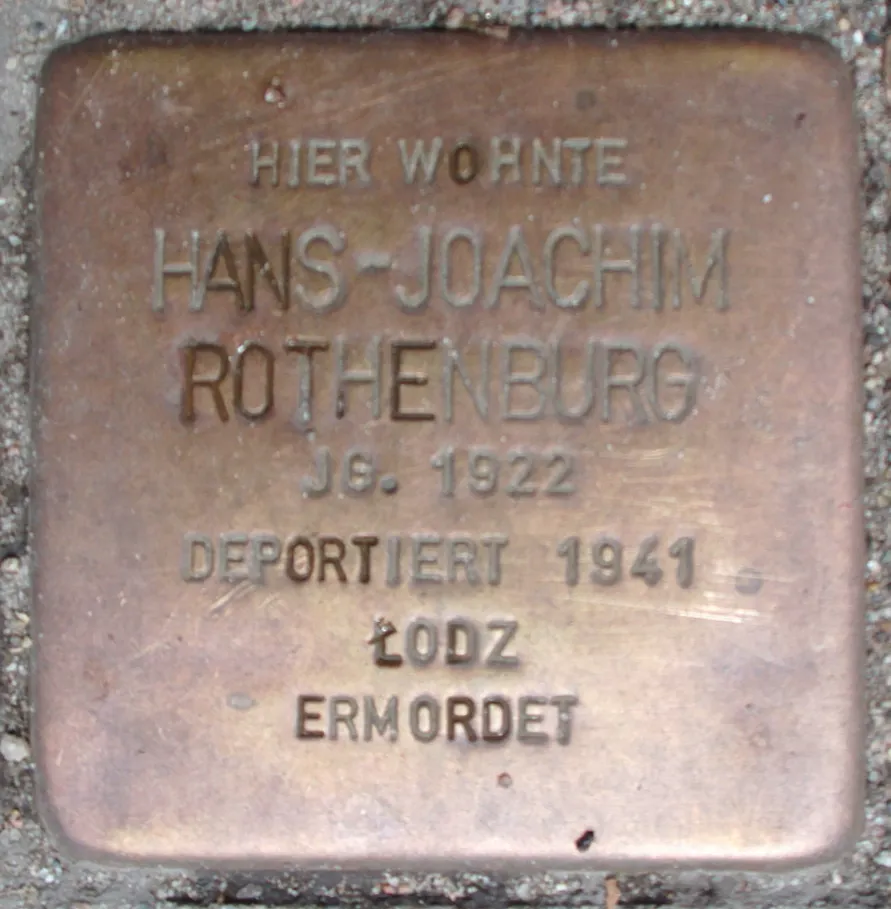Stolperstein für Hans-Joachim Rothenburg