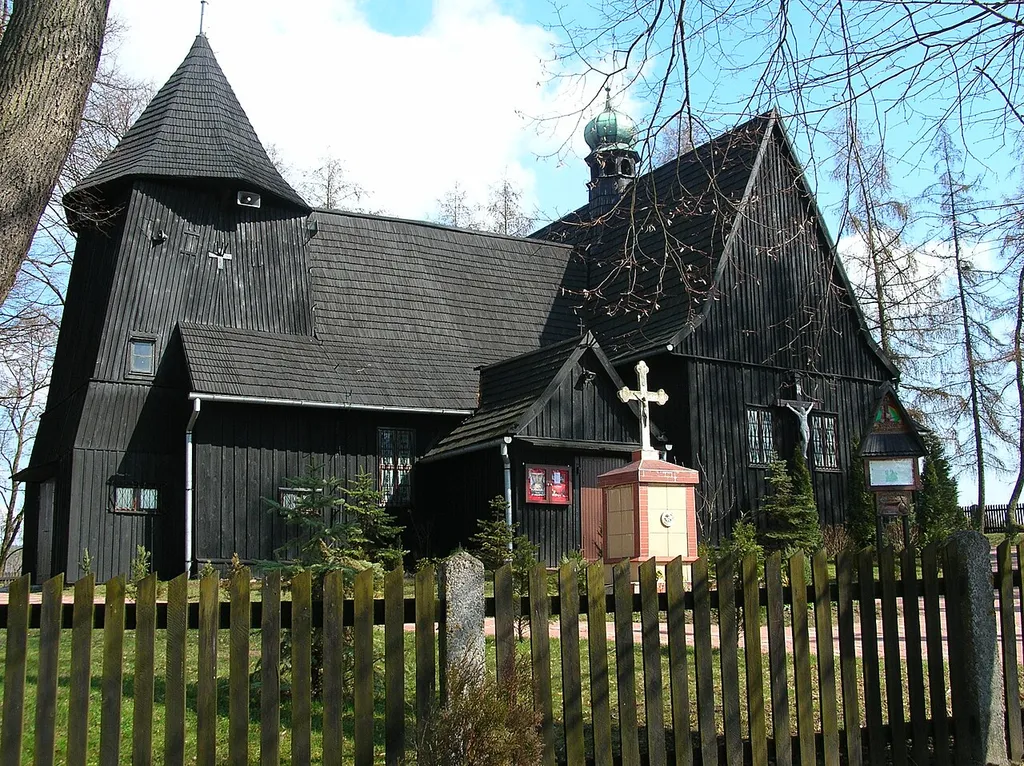St. Andrew's wooden church in Słupia pod Bralinem