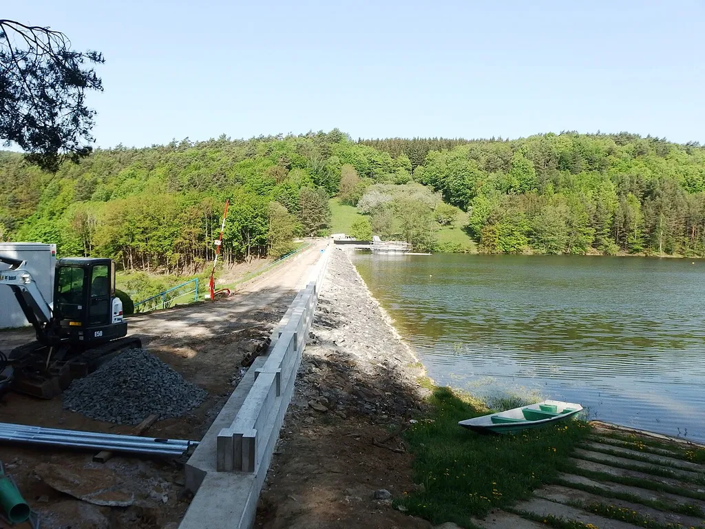 Ludkovice, Zlín District, Czech Republic. Ludkovice Reservoir.