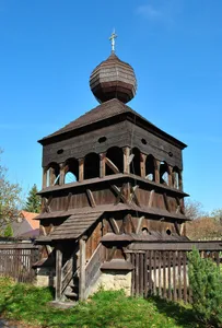 belfry of the wooden articular church of Hronsek