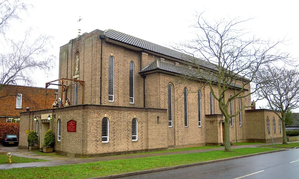 The Church of St Hugh of Lincoln in Letchworth in Hertfordshire