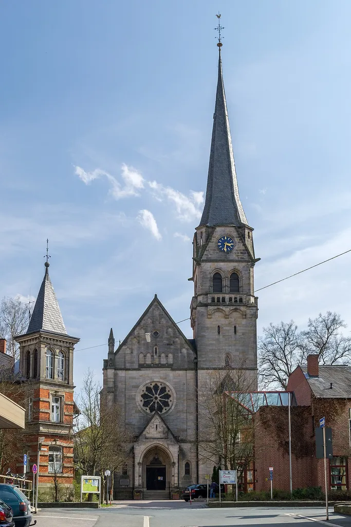 Gebäude Kronacher Straße 14 in Lichtenfels (Oberfranken), Martin-Luther-Kirche