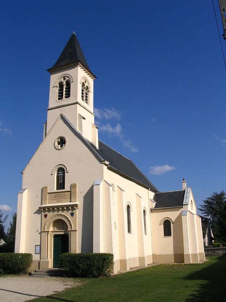 The Roman Catholic church of Noisiel, Seine-et-Marne, France.