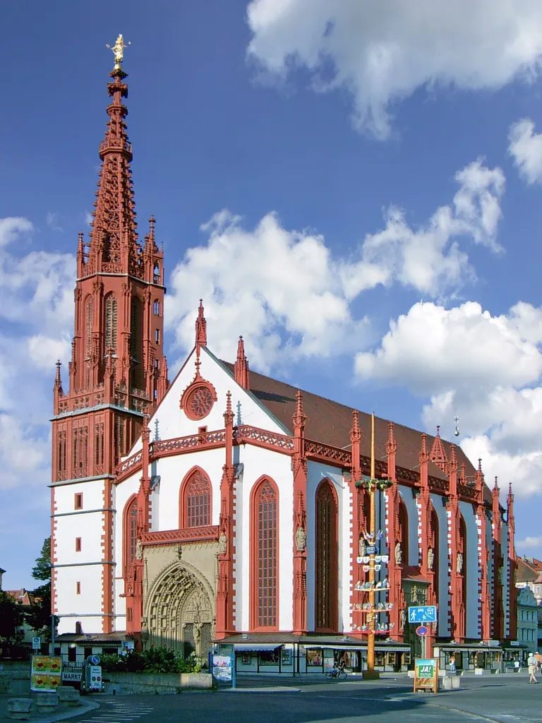 Marienkapelle auf dem Marktplatz in Würzburg.