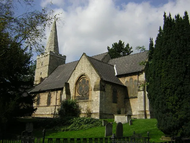St Bartholomew's parish church, Maltby, South Yorkshire, seen from the southeast