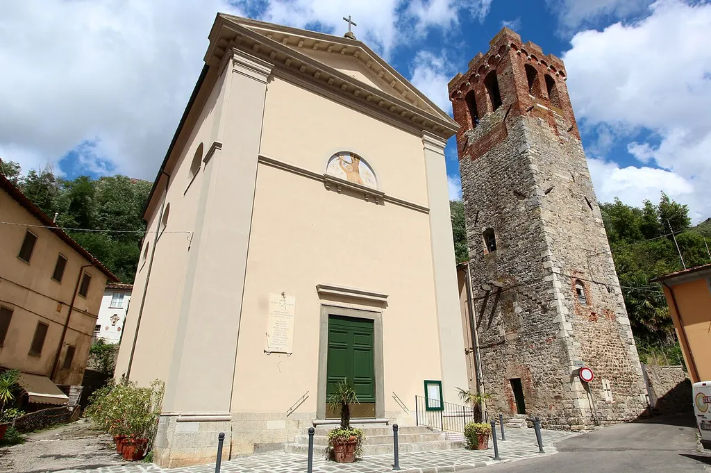 Church San Bartolomeo Apostolo, Ripafratta, hamlet of San Giuliano Terme, Province of Pisa, Tuscany, Italy