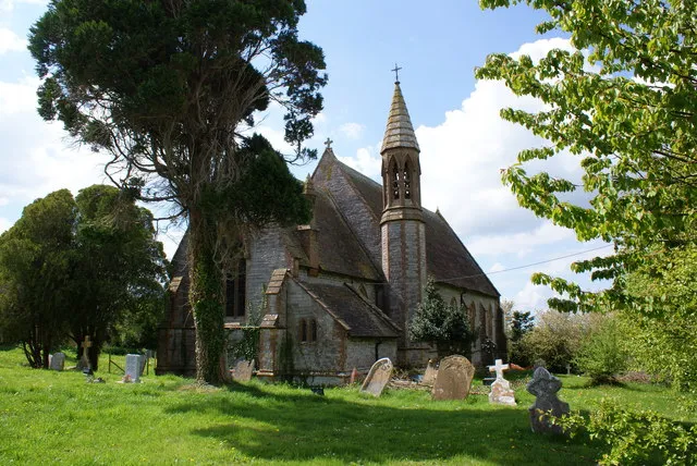 Christs Church Long Load A rather unkempt churchyard but with fresh flowers on several of the graves. The church door was locked and the impression was that the church is no longer used for regular worship.