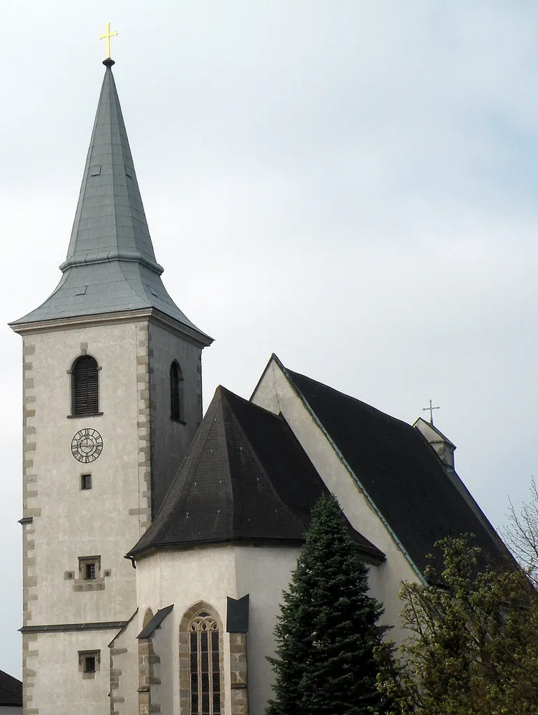 Pfarrkirche in Allerheiligen im Mühlkreis Ostansicht