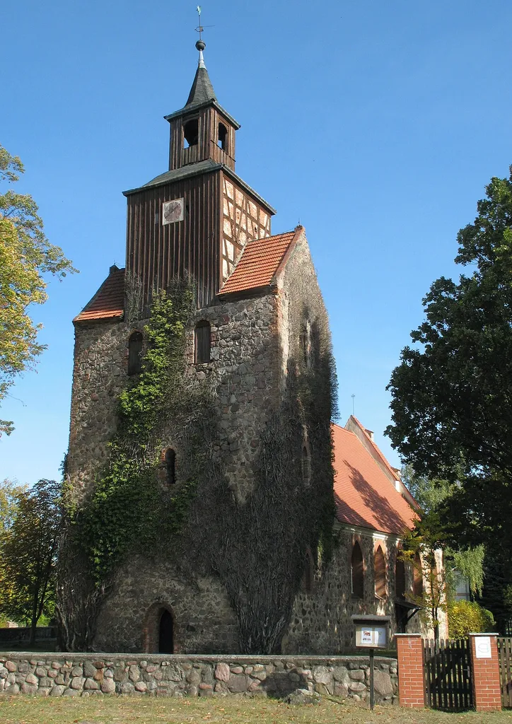 Church in Falkenthal (municipality Löwenberger Land) in Brandenburg, Germany