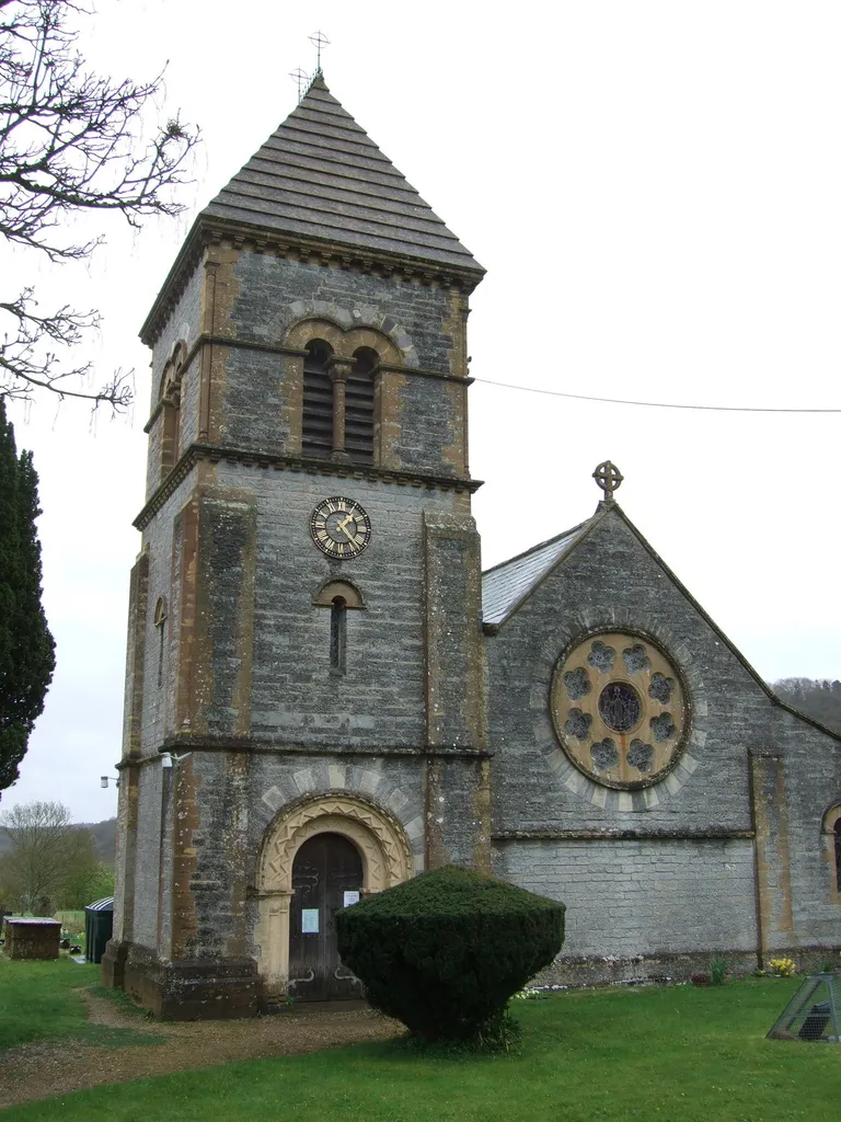 St Nicholas' parish church, Corfe, Somerset, seen from the west