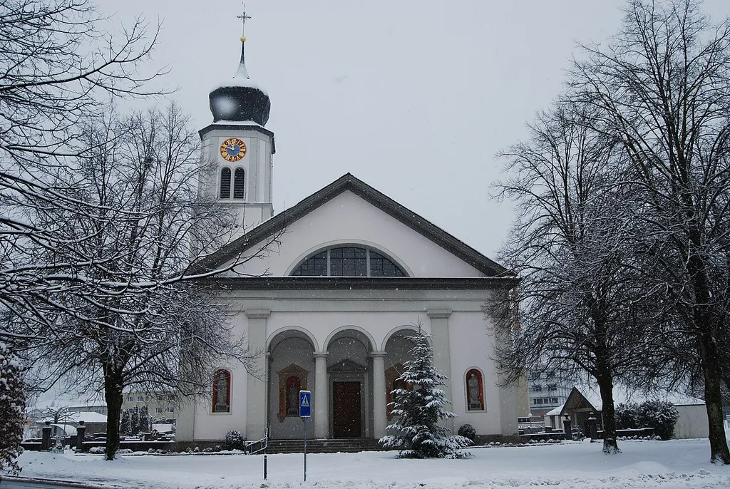 Church of Galgenen, canton of Schwyz, Switzerland