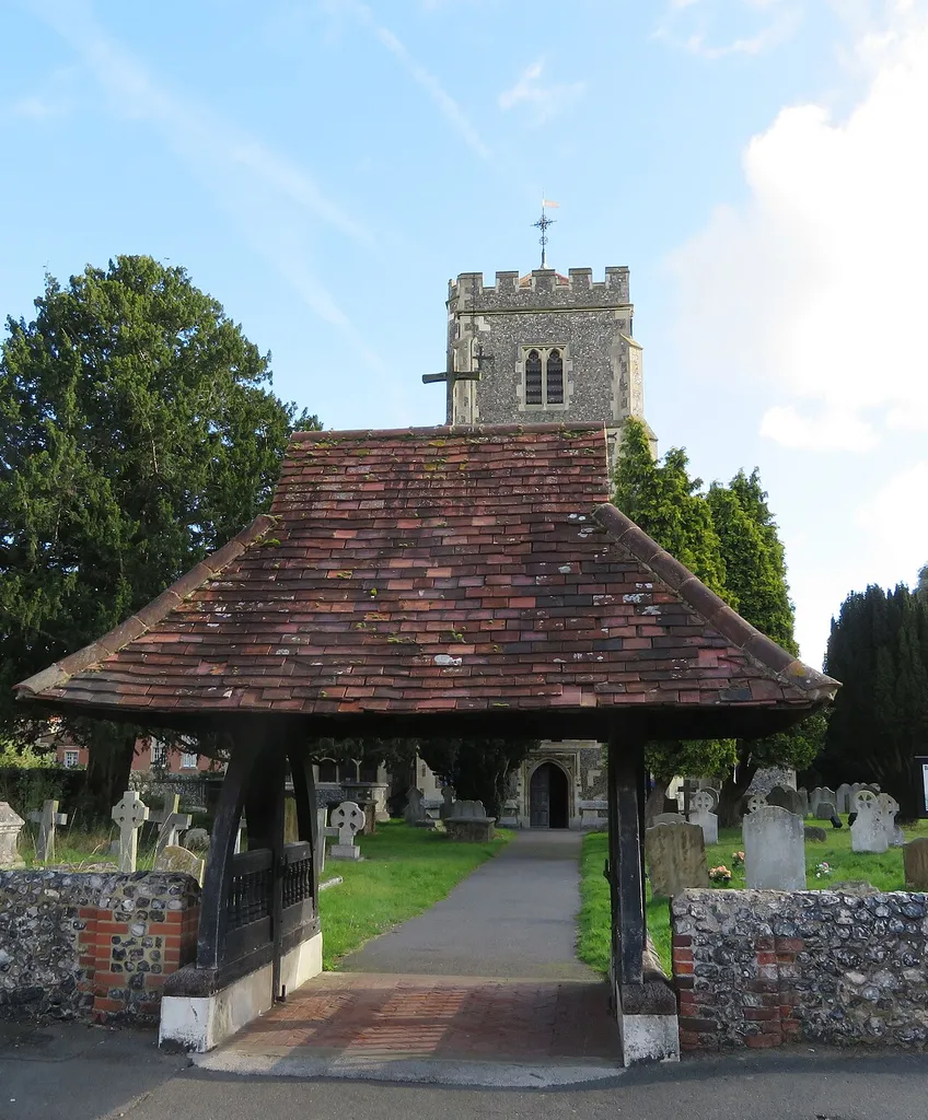 Lychgate At West Entrance To Churchyard Of St Mary's .mw-parser-output .messagebox{margin:4px 0;width:auto;border-collapse:collapse;border:2px solid var(--border-color-progressive,#6485d1);background-color:var(--background-color-neutral-subtle,#fbfcff);color:var(--color-base,#202122);box-sizing:border-box;border-inline-start-width:8px}.mw-parser-output .messagebox.mbox-small{font-size:88%;line-height:1.25em}.mw-parser-output .mbox-warning,.mw-parser-output .mbox-speedy{border:2px solid var(--border-color-error,#b22222);background:var(--background-color-error-subtle,#ffdbdb);border-inline-start-width:8px}.mw-parser-output .mbox-serious,.mw-parser-output .mbox-delete,.mw-parser-output .mbox-stop{border:2px solid var(--border-color-error,#b22222);border-inline-start-width:8px}.mw-parser-output .mbox-issue,.mw-parser-output .mbox-content{border:2px solid #f28500;background:var(--background-color-warning-subtle,#ffe);border-inline-start-width:8px}.mw-parser-output .mbox-query,.mw-parser-output .mbox-style{border:2px solid #f4c430;background:var(--background-color-warning-subtle,#ffe);border-inline-start-width:8px}.mw-parser-output .mbox-shit{border:2px solid #960;border-inline-start-width:8px}.mw-parser-output .mbox-license{border:2px solid #88a;border-inline-start-width:initial}.mw-parser-output .mbox-legal{border:2px solid var(--border-color-notice,#666);background:var(--background-color-base,#fff);border-inline-start-width:8px}.mw-parser-output .mbox-honor{border:2px solid #ca3;background:var(--background-color-warning-subtle,#fcf4db);border-inline-start-width:8px}.mw-parser-output .mbox-growth{border:2px solid #8d4;background:var(--background-color-success-subtle,#d5fdf4);border-inline-start-width:8px}.mw-parser-output .mbox-move{border:2px solid #93c;border-inline-start-width:8px}.mw-parser-output .mbox-protection,.mw-parser-output .mbox-message{border:2px solid var(--border-color-base,#aaa);border-inline-start-width:8px}.mw-parser-output .messagebox .mbox-text{bord